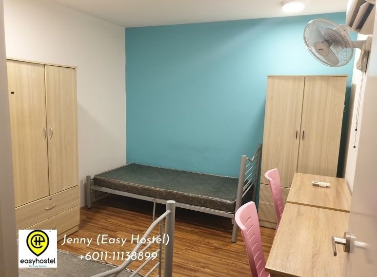 Twin Sharing Room (Single Bed) in Arte Subang West (Nearby MSU