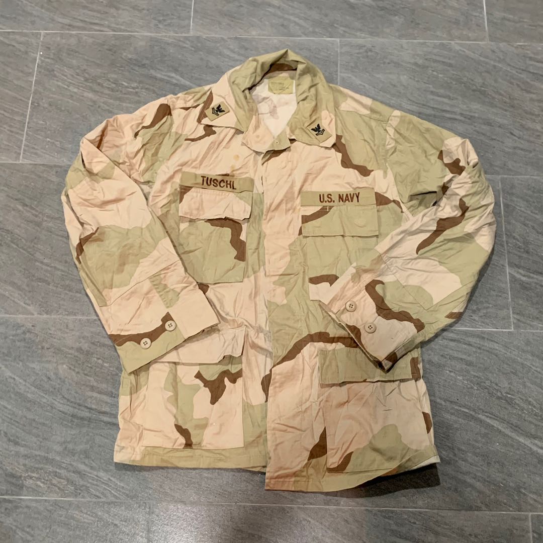 US Navy Camo Desert Jacket Men s Fashion Coats Jackets and