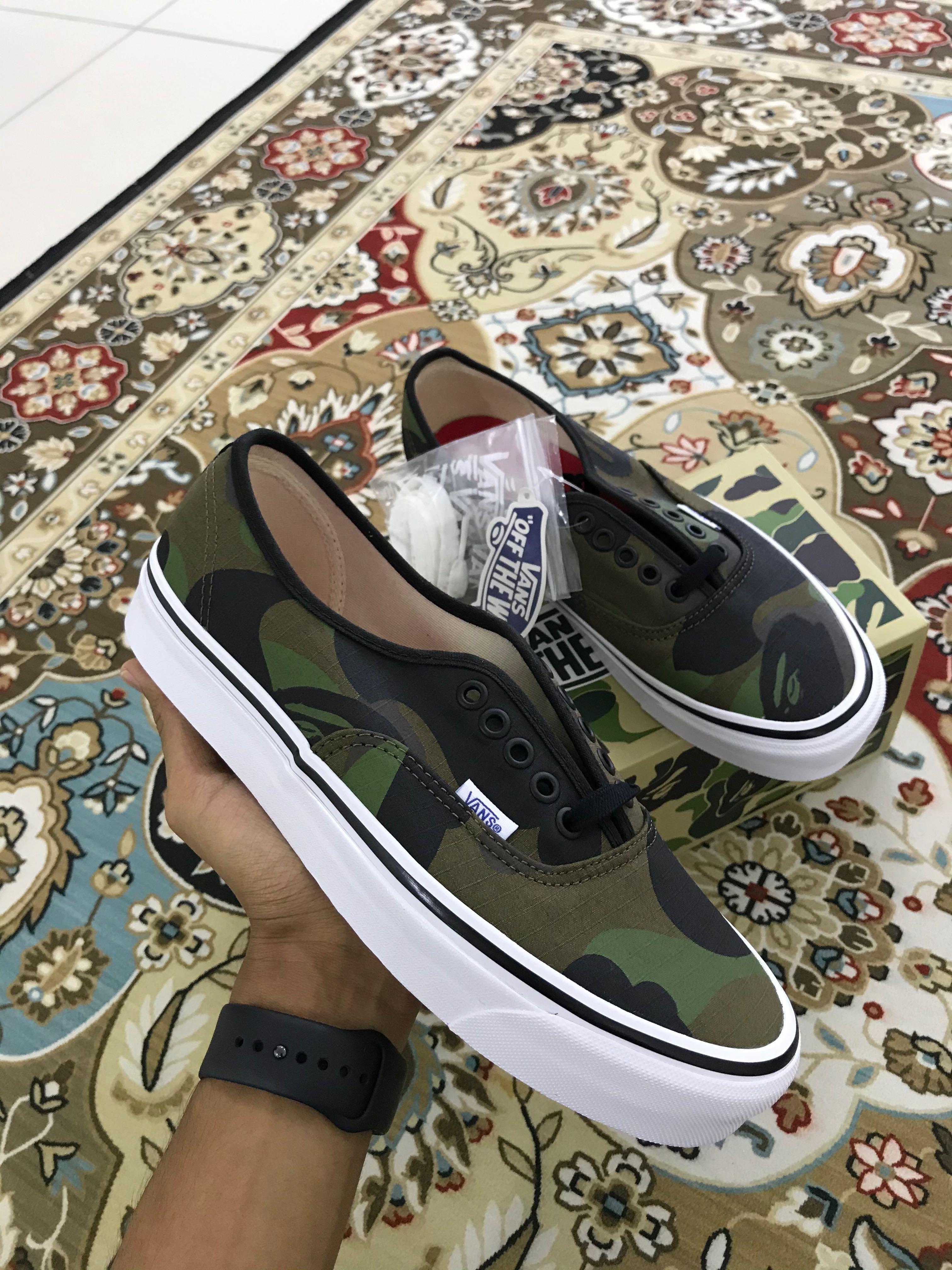 Vans x bape price top