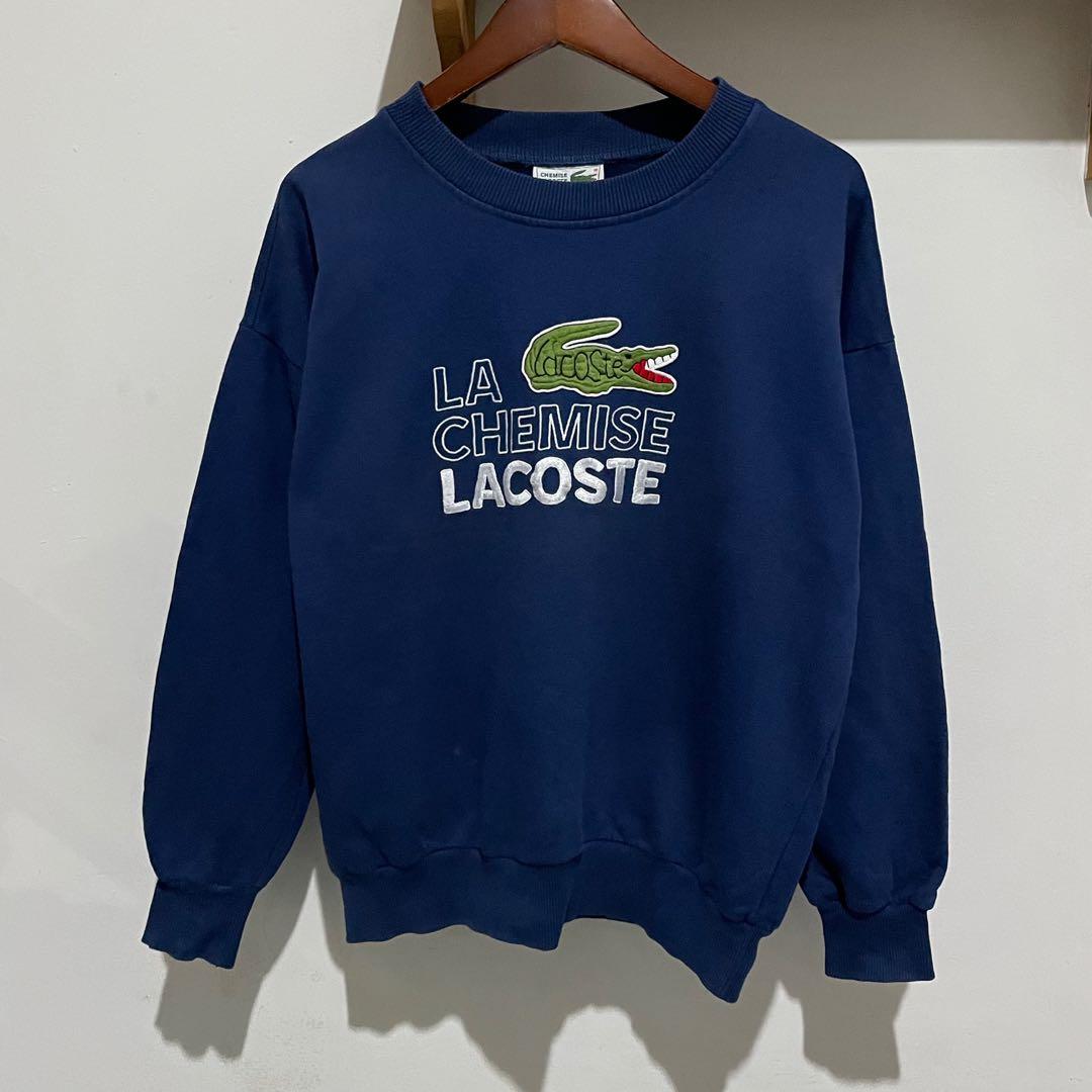 Vintage lacoste sweatshirt on sale