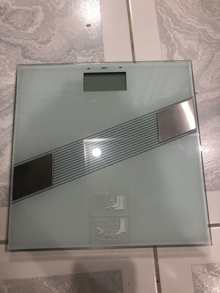 Weighing Scale with Body Fat, Muscle Mass, Water, Health & Nutrition