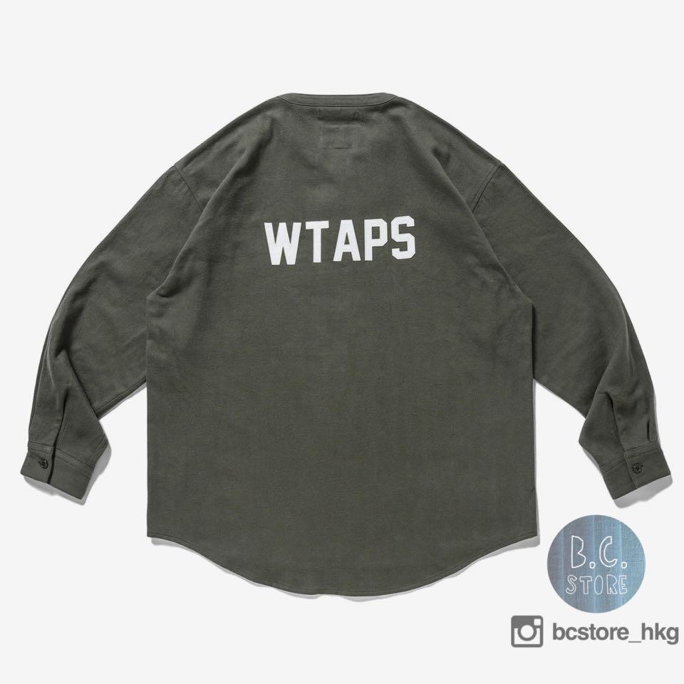 WTAPS LEAGUE / LS / COTTON. FLANNEL 21AW, 男裝, 運動服裝- Carousell