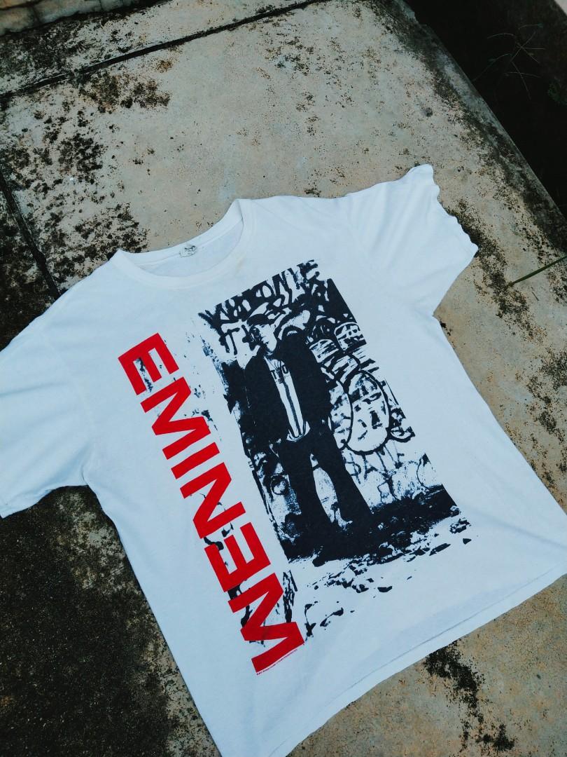Y2k Eminem Lollapalooza Rap Tee, Men's Fashion, Tops & Sets