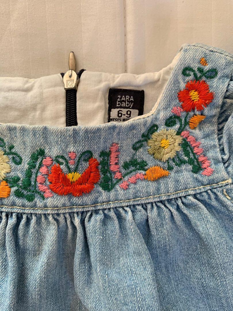 Zara baby denim dress, Babies & Kids, Babies & Kids Fashion on Carousell