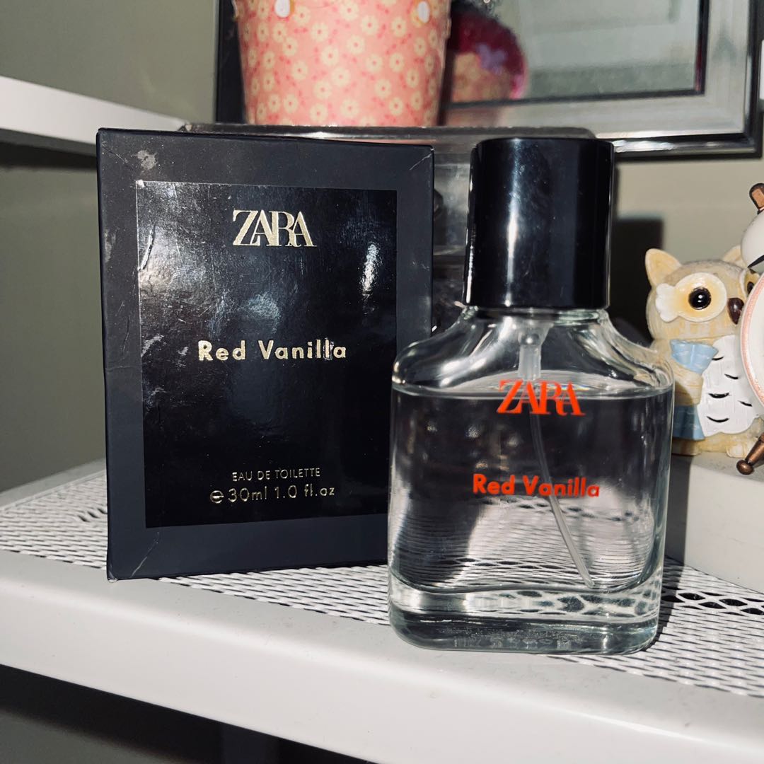 Zara Red Vanilla Beauty Personal Care Fragrance Deodorants On Carousell
