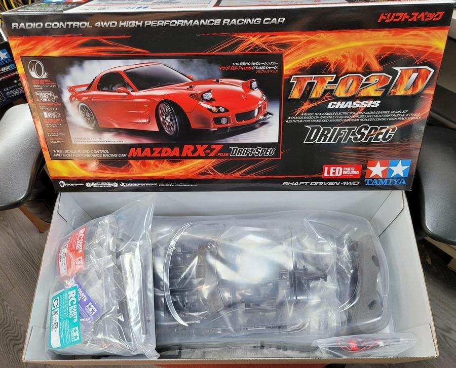 1/10 R/C Mazda RX-7 (FD3S) (TT-02D) Drift Spec TAMIYA 58648-60A 