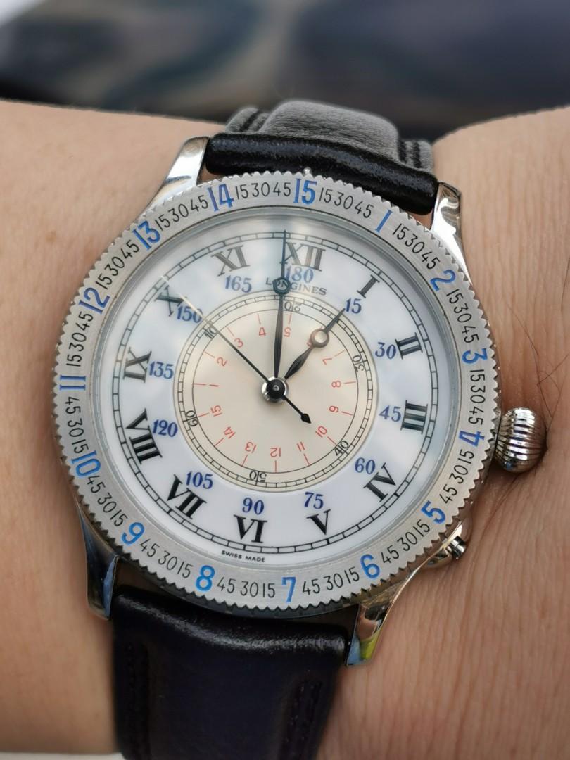 95% 最佳尺寸38mm Longines Lindbergh 