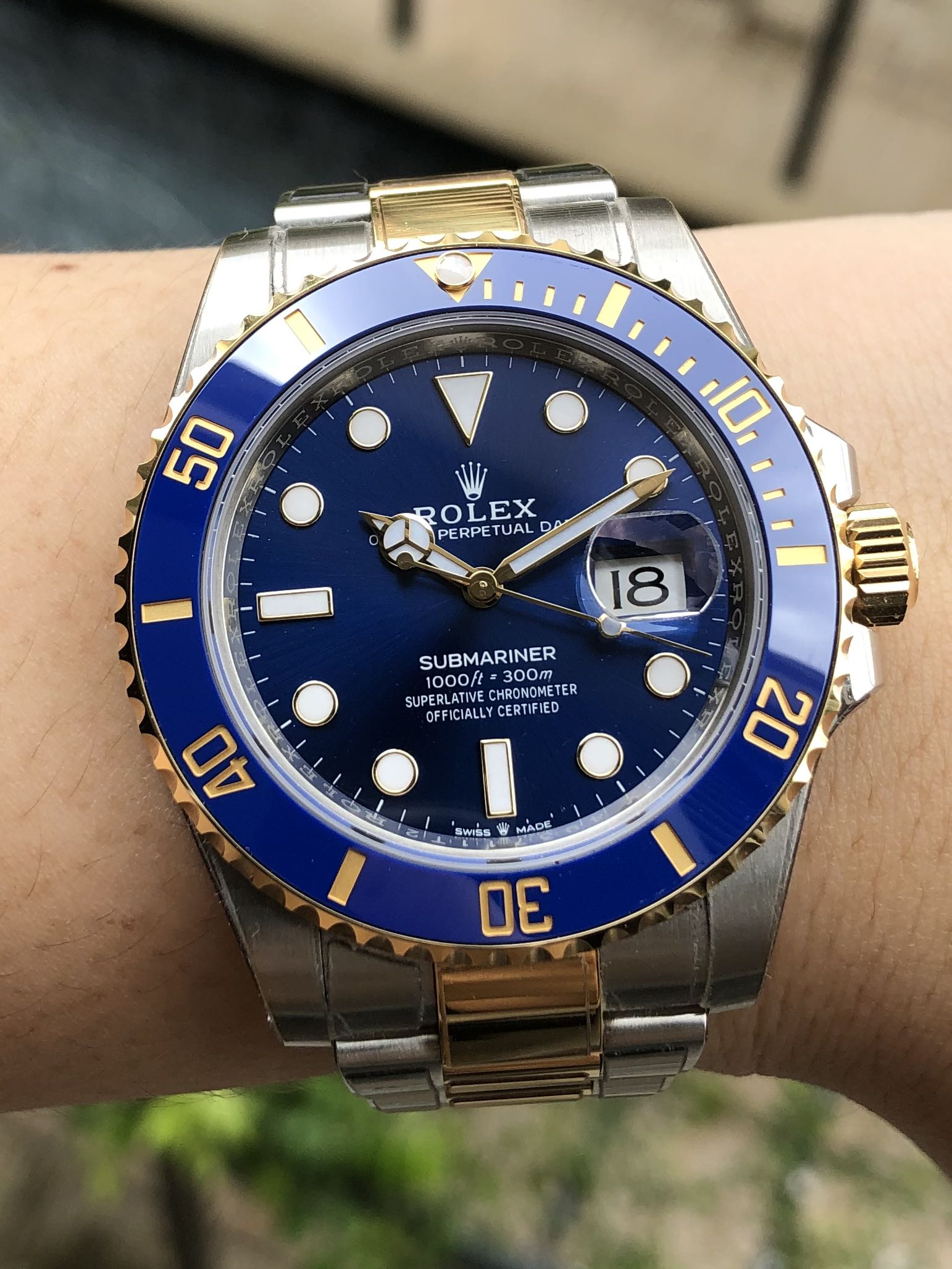 2021 Rolex Submariner 126613LB Bluesy 
