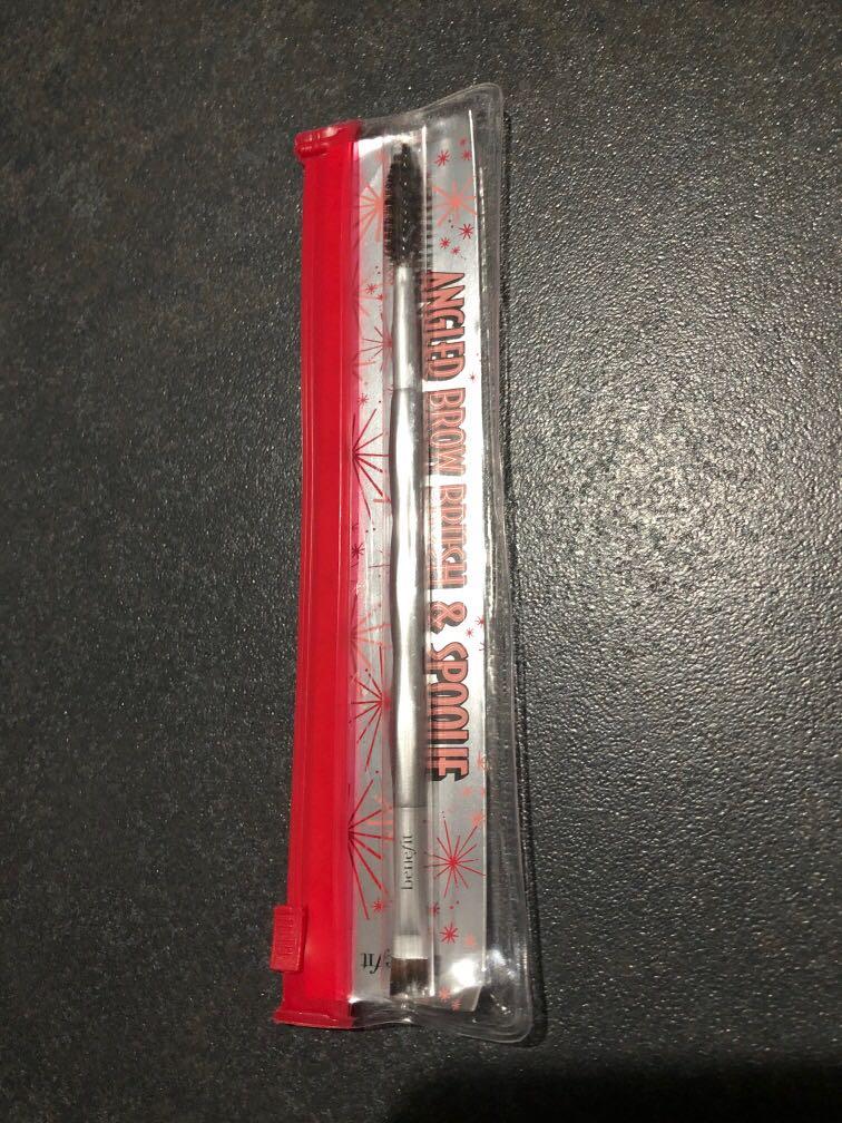 絕版 Benefit angled brow brush & spoolie 眉掃 眉刷, 美容＆化妝品, 健康及美容 皮膚護理, 化妝品