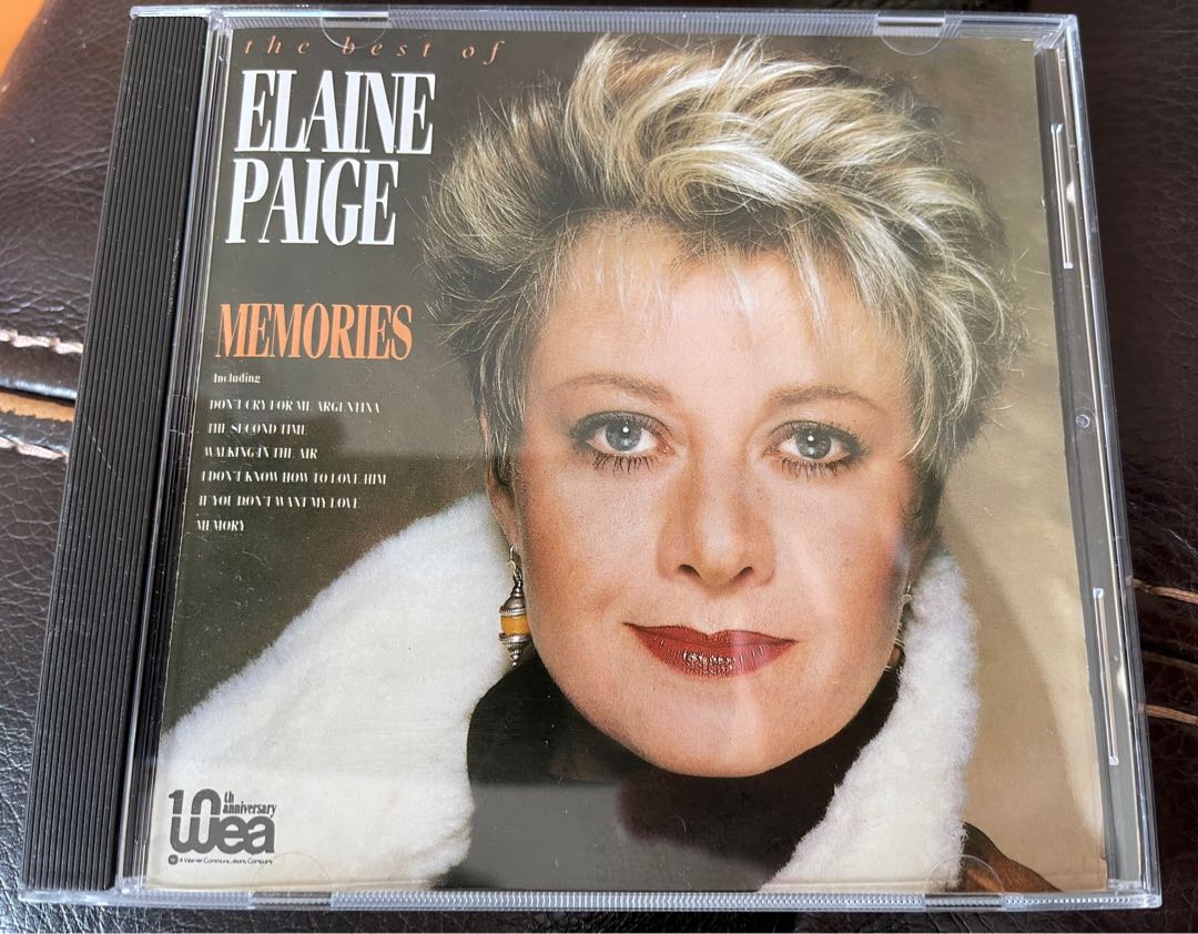 超靚女聲舊版碟 Elaine Paige - the best of ELAINE PAIGE MEMORIES CD 超靚聲舊版CD