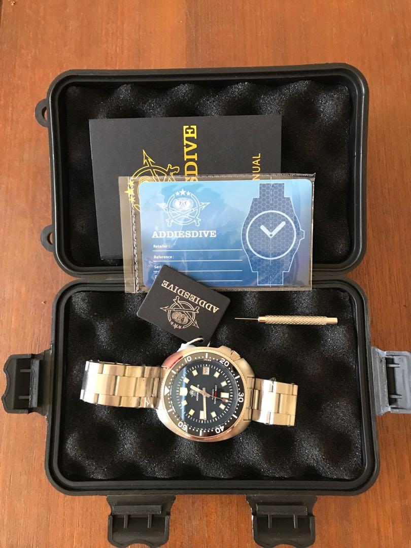 Addies Dive Men Diver Automatic Watches Men Mechanical Watches 1970 Abalone  200m C3 Luminous NH35 Sapphire Crystal Watches Men|Sports Watches| -  AliExpress