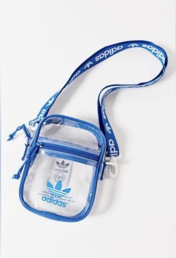 Adidas transparent sling bag, Women's Fashion, Bags & Wallets, Cross-body  Bags on Carousell