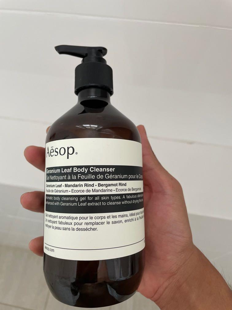 Aesop Geranium Leaf Body Cleanser 500ml bottle, Beauty & Personal Care