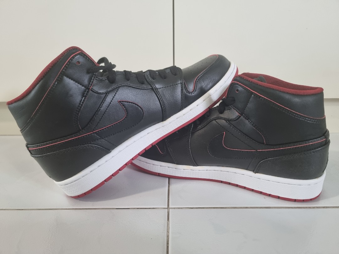 Air jordan 1 clearance black gym red