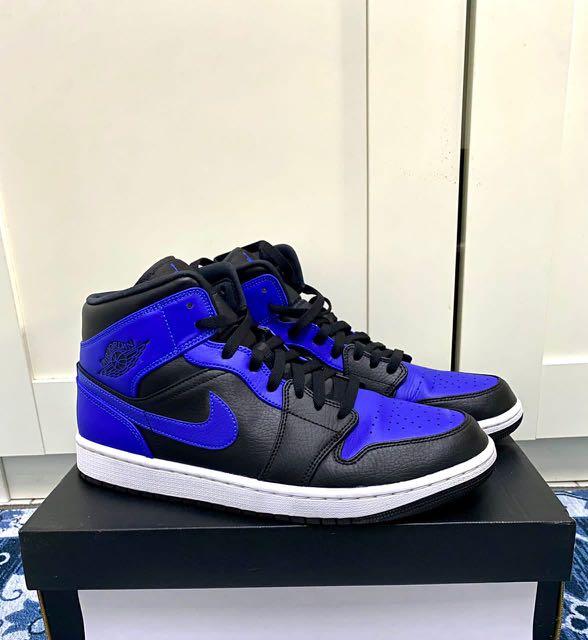 air jordan 1 mid hyper royal mens sneakers stores