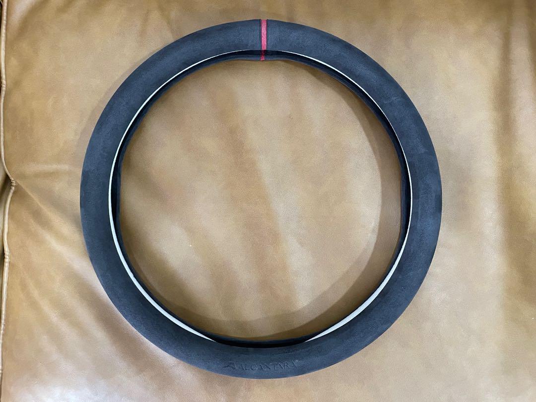 Alcantara Steering Wheel Cover, Car Accessories, Accessories on Carousell