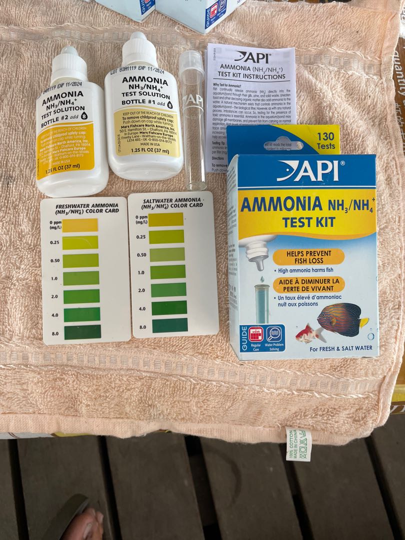 API ammonia NH3 test kit, Pet Supplies, Homes & Other Pet Accessories
