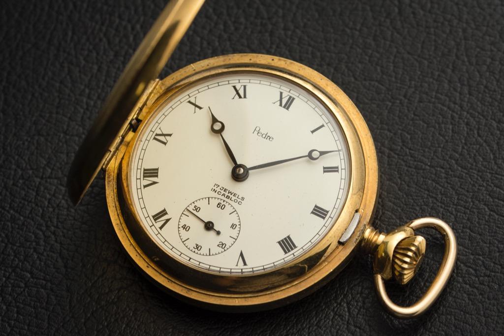 Pedre 17 jewels incabloc hotsell pocket watch