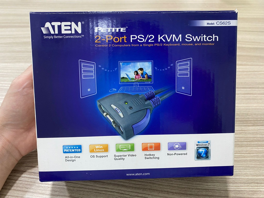 ATEN KVM Switch, Computers & Tech, Parts & Accessories, Monitor Screens