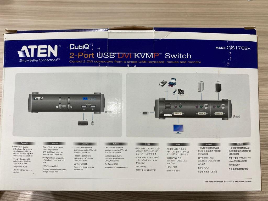 ATEN KVMP Switch, Computers & Tech, Parts & Accessories, Monitor