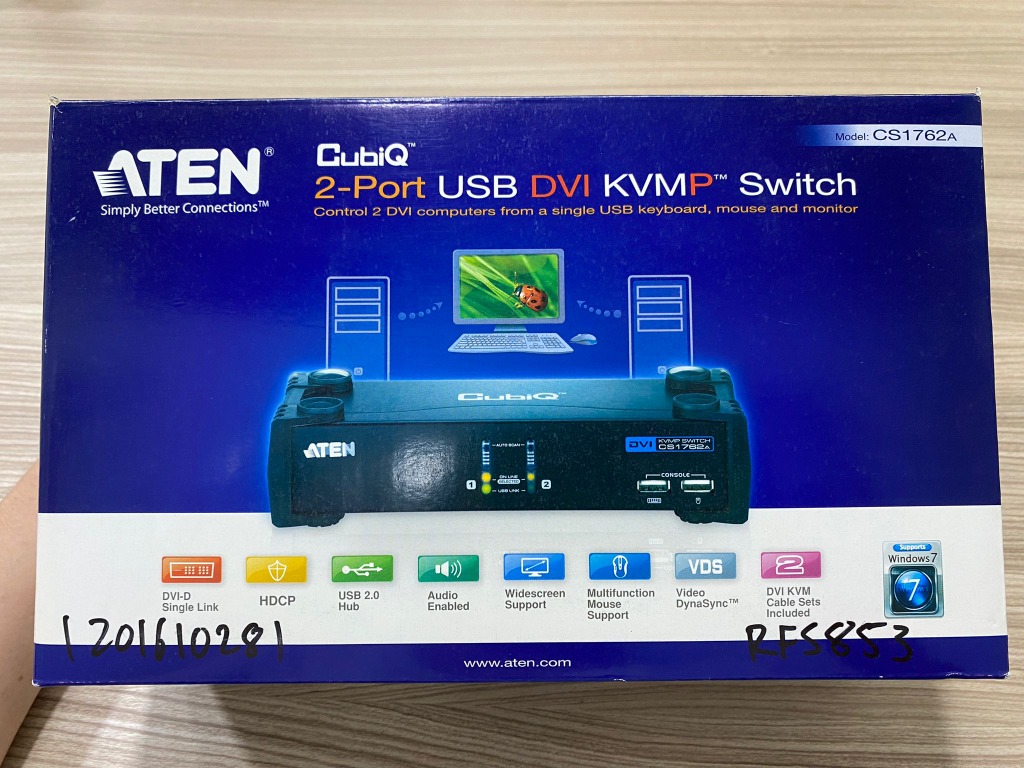 ATEN KVMP Switch, Computers & Tech, Parts & Accessories, Monitor