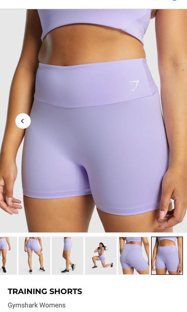 AUTHENTIC Gymshark Training Shorts in Light Purple Size S, Women's Fashion,  Activewear on Carousell