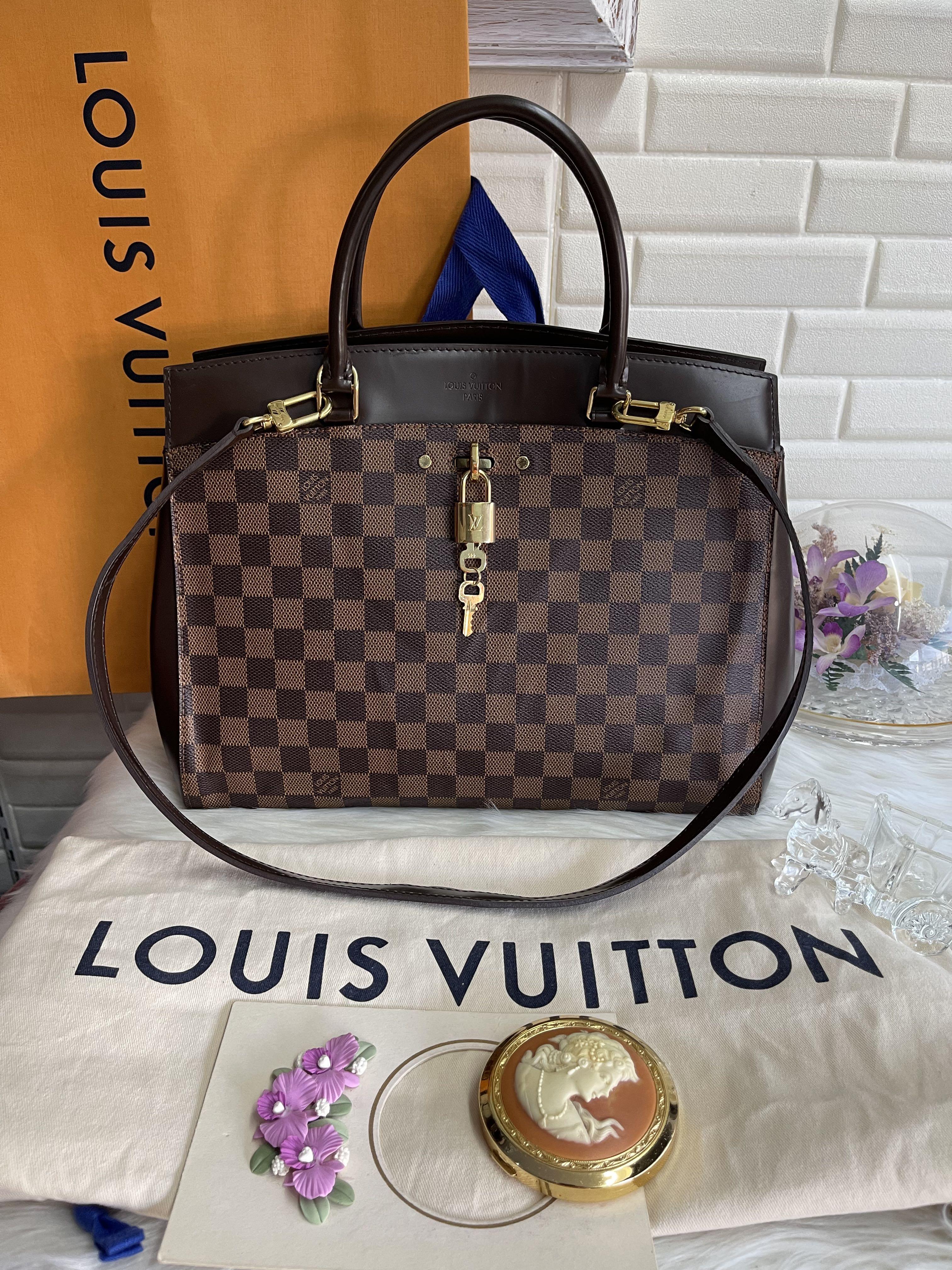 Authentic Louis Vuitton Rivoli MM Size In Damier Ebene Canvas