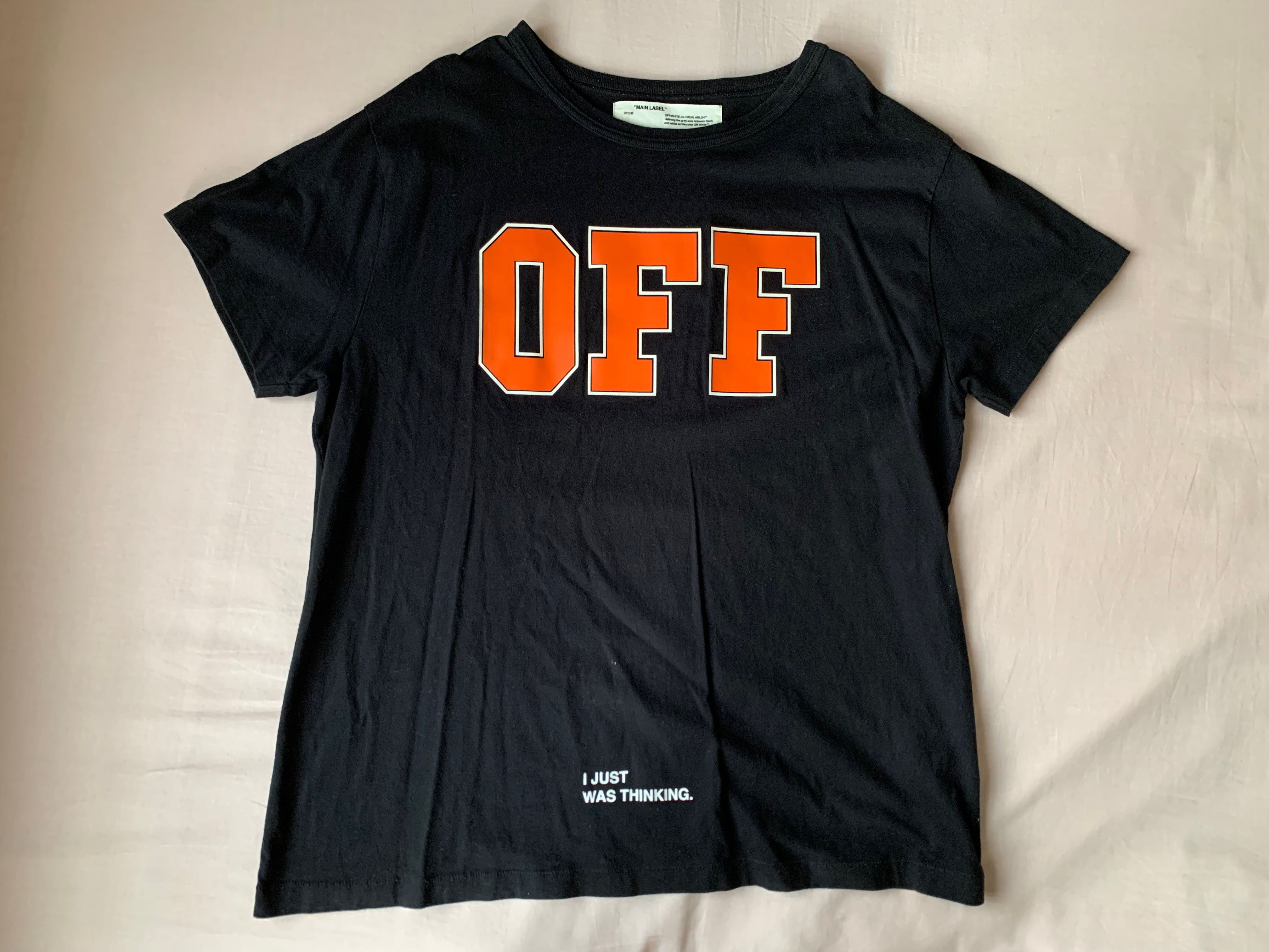 Authentic Off White Mens Tee Shirt, Men 