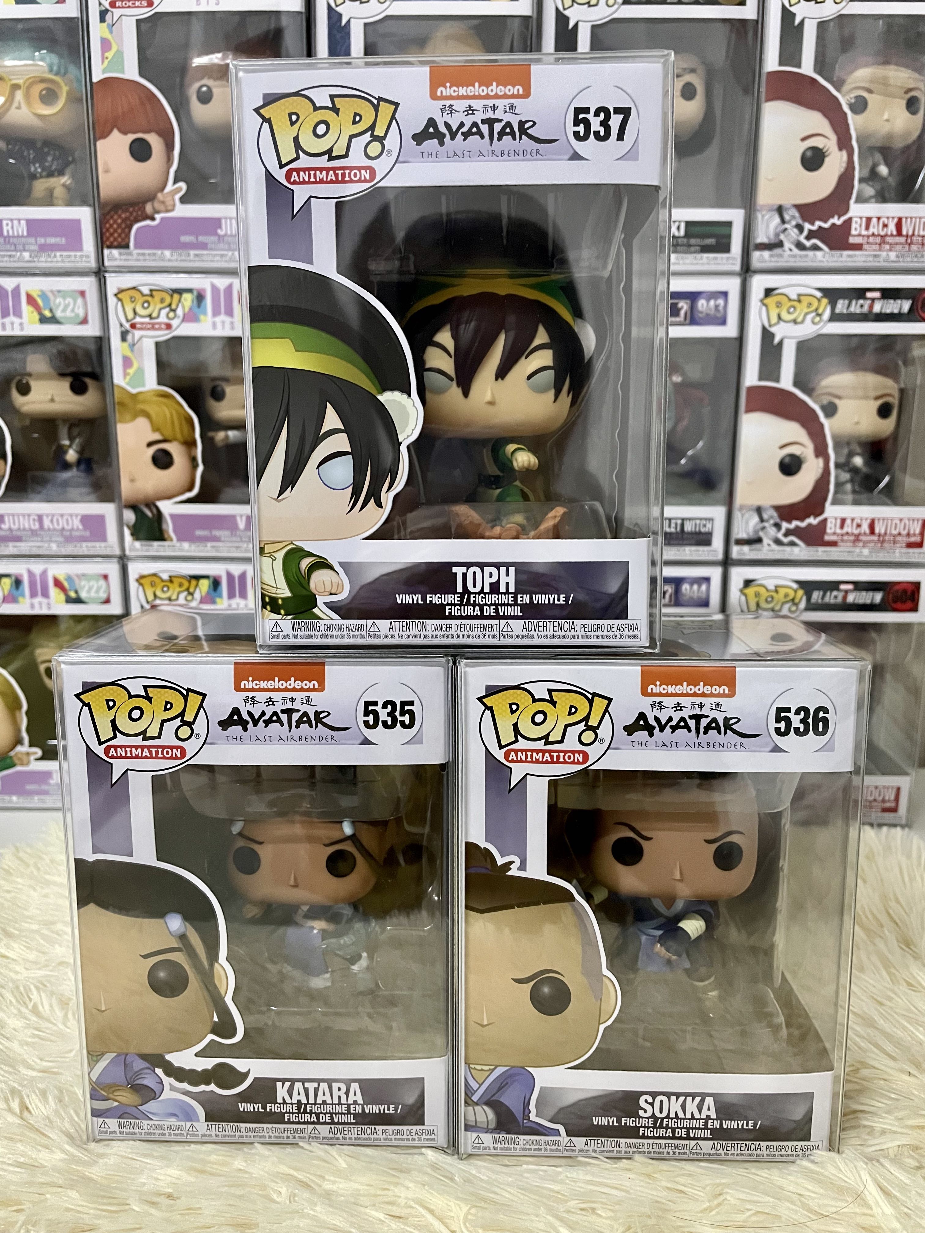Avatar Toph, Katara, Sokka Funko Pop 