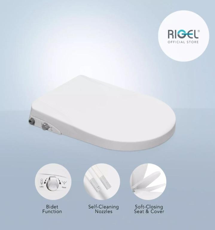 Bidet seat cover RIGEL high end brand complete set, Furniture & Home
