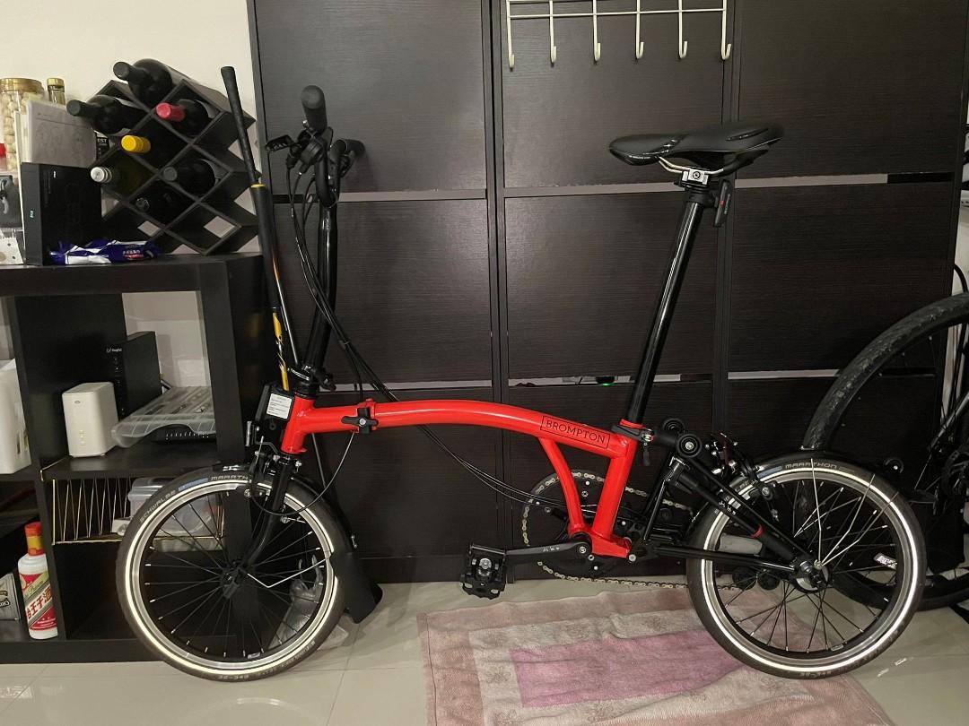 2021 Brompton rocket red M6L Sports Equipment Bicycles Parts Bicycles on Carousell