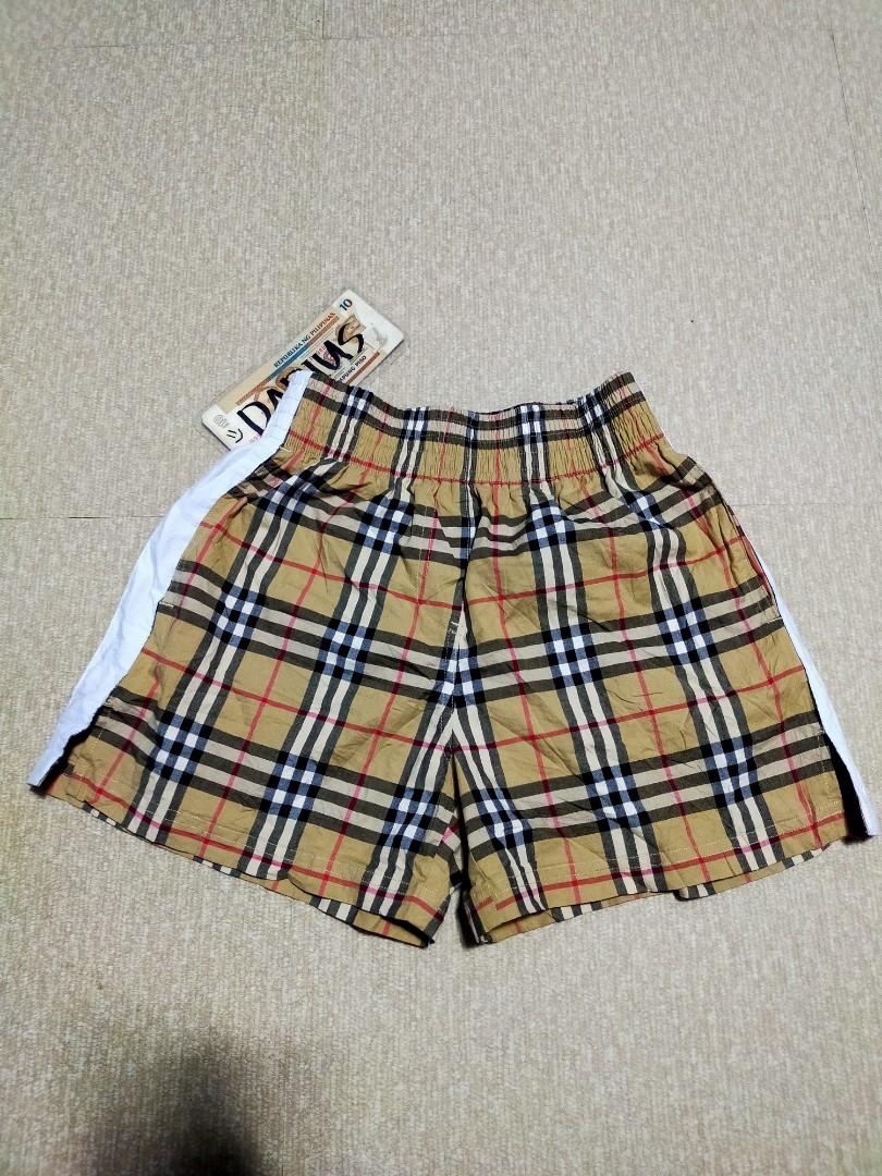 Burberry deals plaid shorts