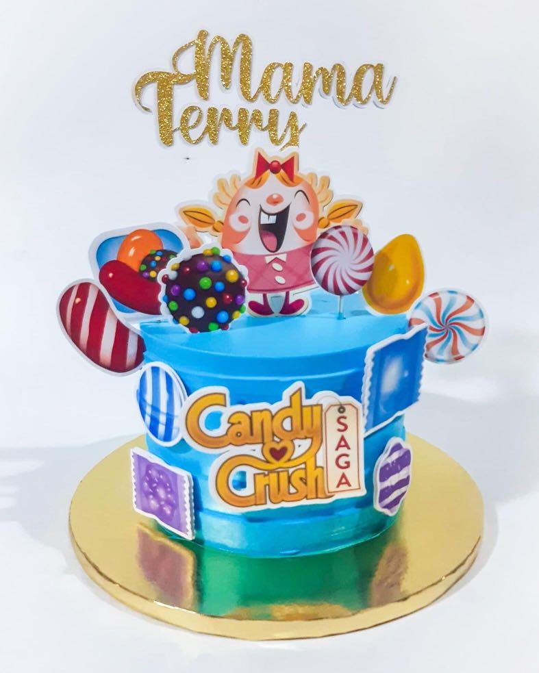 Are You Addicted? {Candy Crush Birthday Cake} - Ting and Things