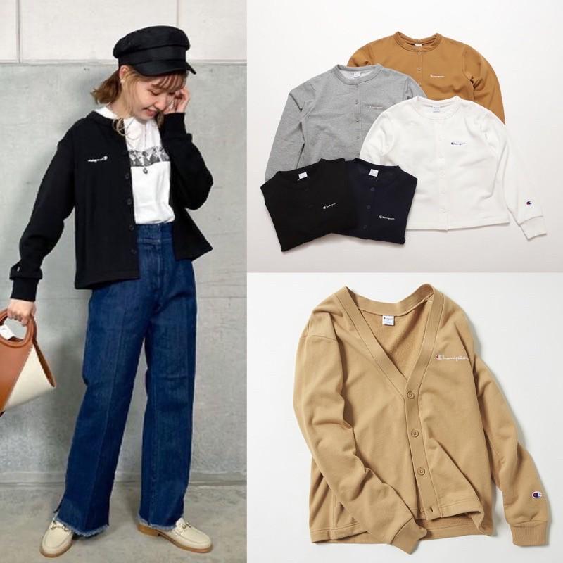champion small script cardigan