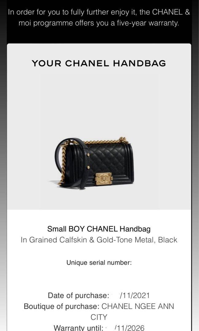 Chanel boy small caviar leather, Luxury, Bags & Wallets on Carousell