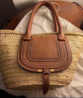 Womens Chloé orange Marcie Basket Bag | Harrods UK