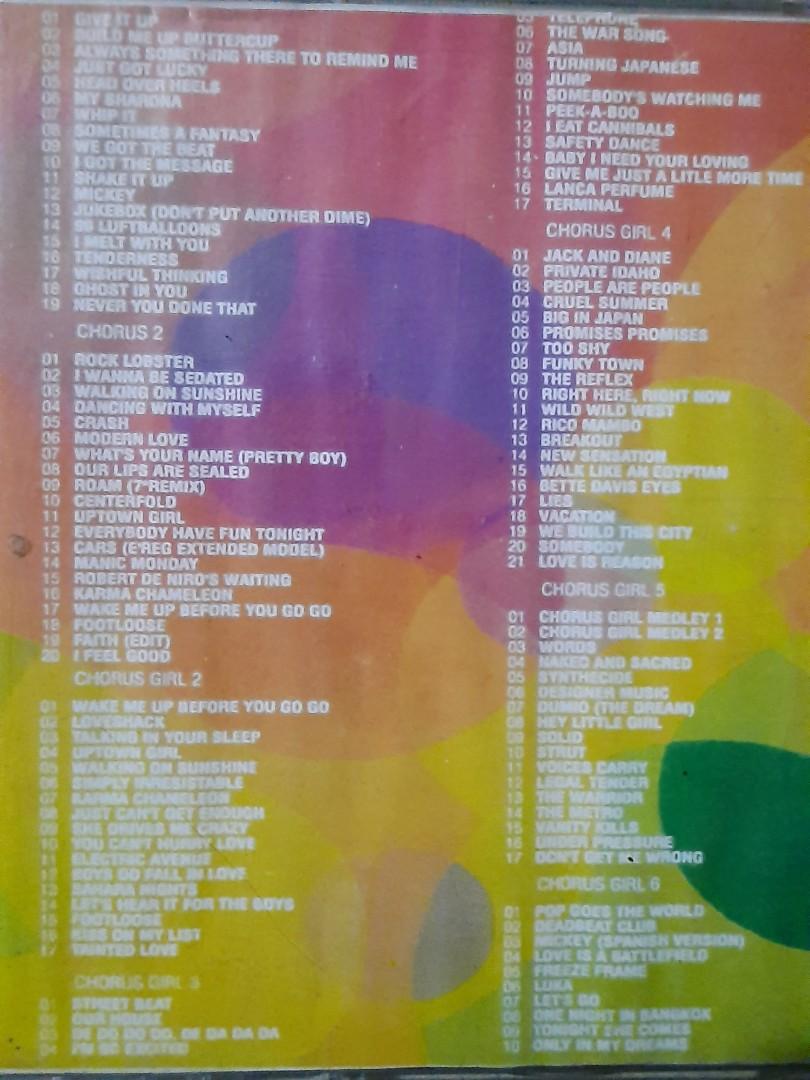 Chorus Girl Music Compilation, Hobbies & Toys, Music & Media, CDs