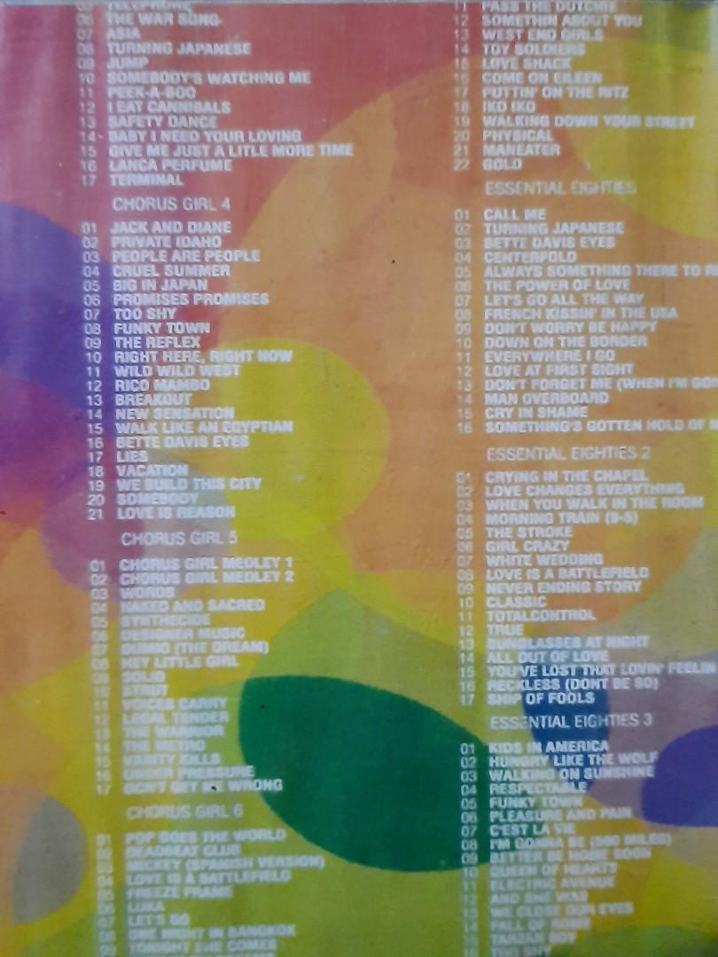 Chorus Girl Music Compilation, Hobbies & Toys, Music & Media, CDs