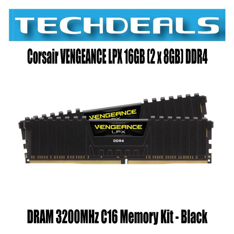 VENGEANCE® LPX 32GB (2 x 16GB) DDR4 DRAM 3200MHz C16