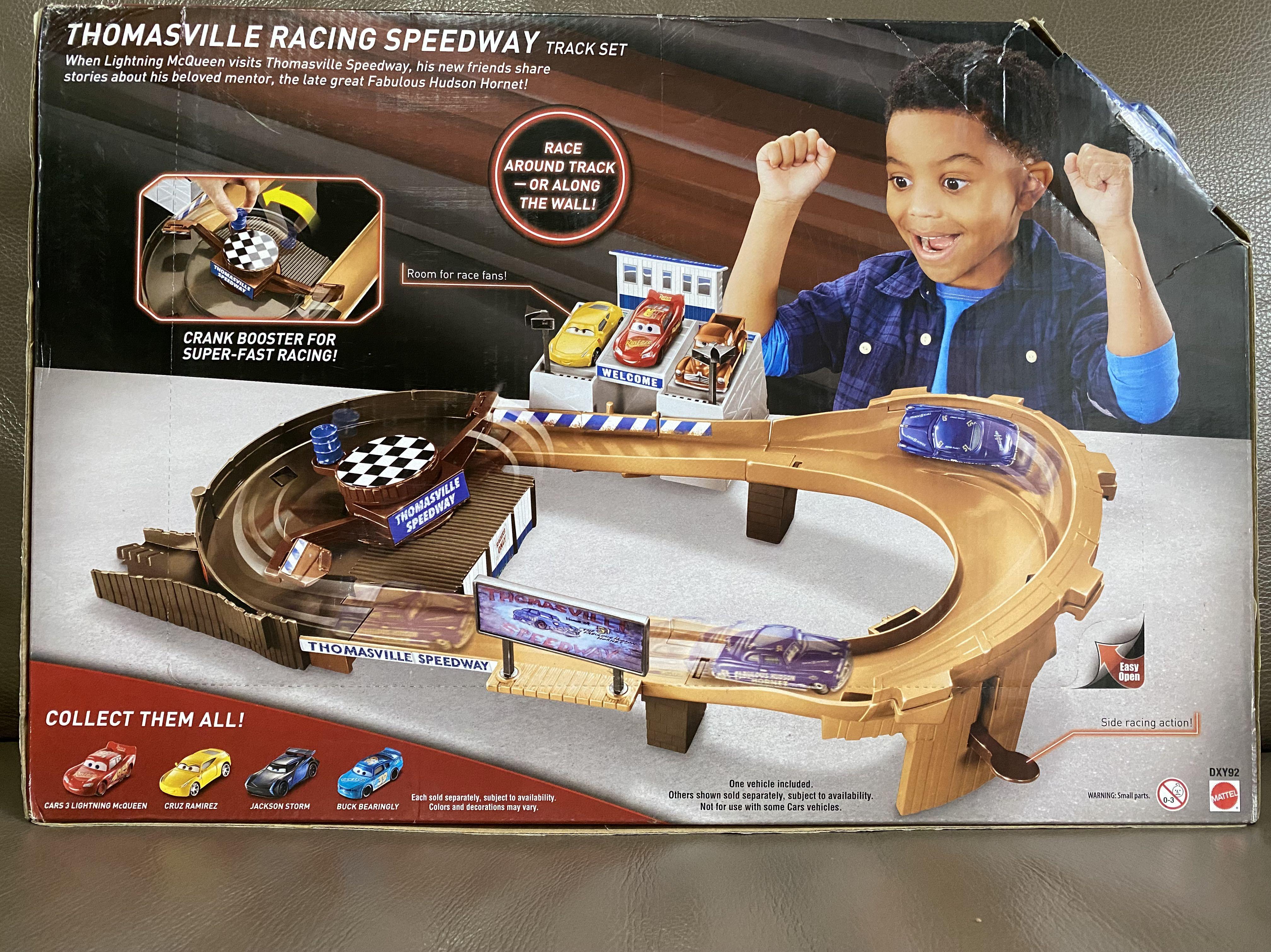 Disney pixar cars thomasville racing speedway track set top