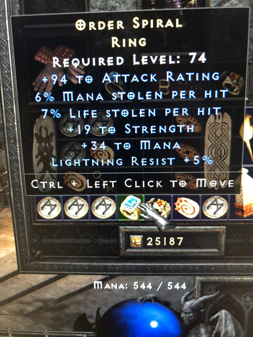 Dual leech rare ring d2r Diablo 2 resurrected, Video Gaming, Video Games, Others on Carousell