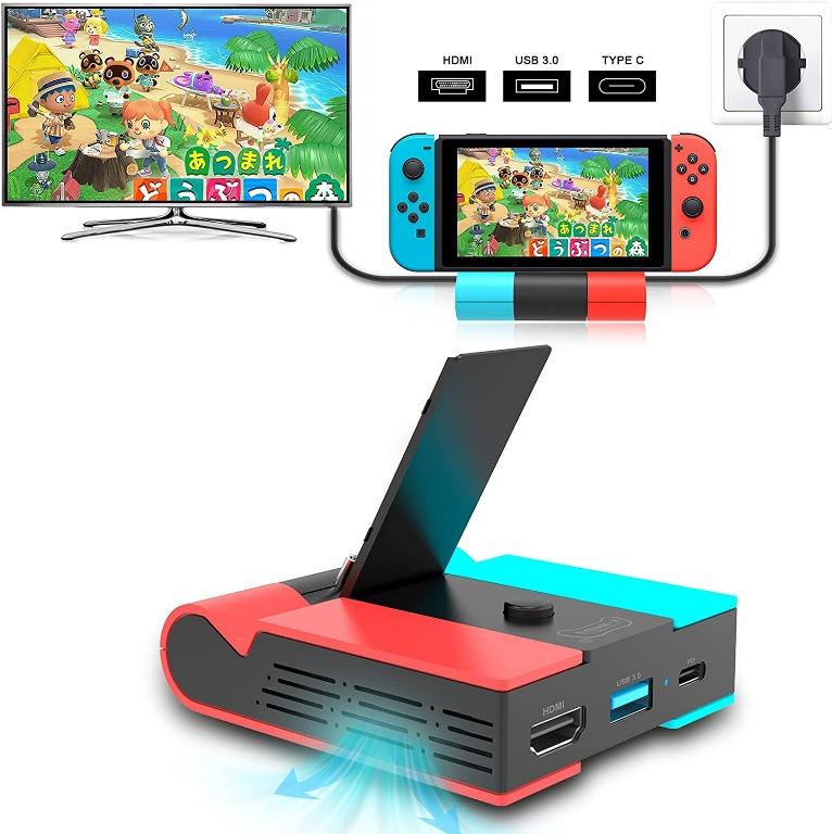 E MODS GAMING Nintendo Switch Portable Foldable Charging Dock with