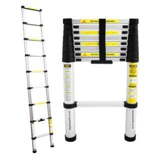 E-shop 3.2M/4.4M Telescopic Aluminum Ladder High Quality Extendable Folding Step Ladder