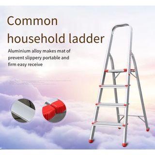 E-shop: 3/4/5 Step Multi-Purpose Aluminum Folding Ladder Non Slip and Lightweight