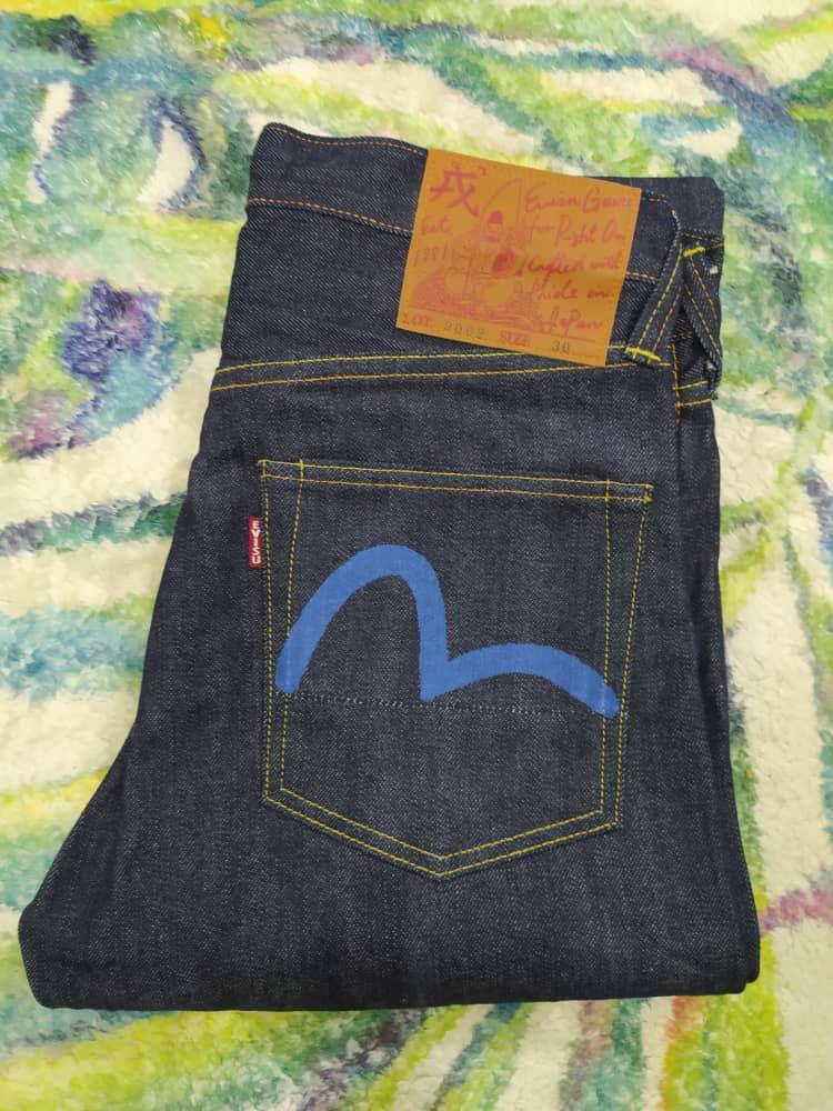 Evisu x Warehouse Lot 9002 selvedge denim Men s Fashion Bottoms