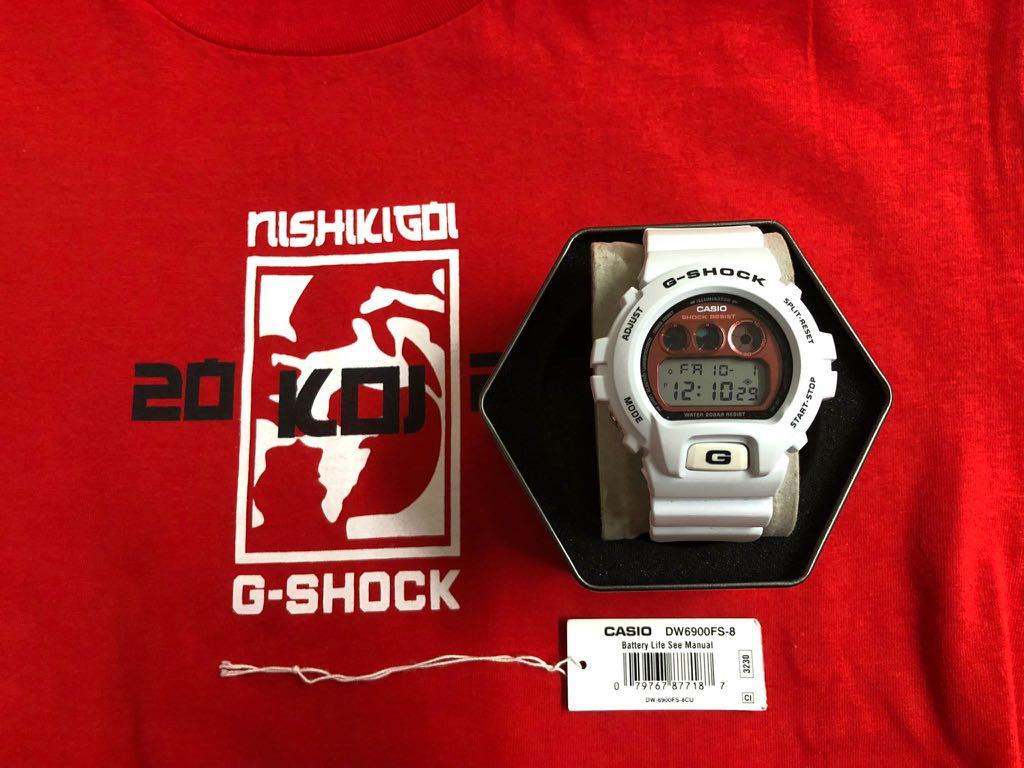 G Shock dw6900fs white Luxury Watches on Carousell