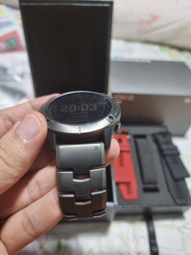 Garmin fenix shop titanium band