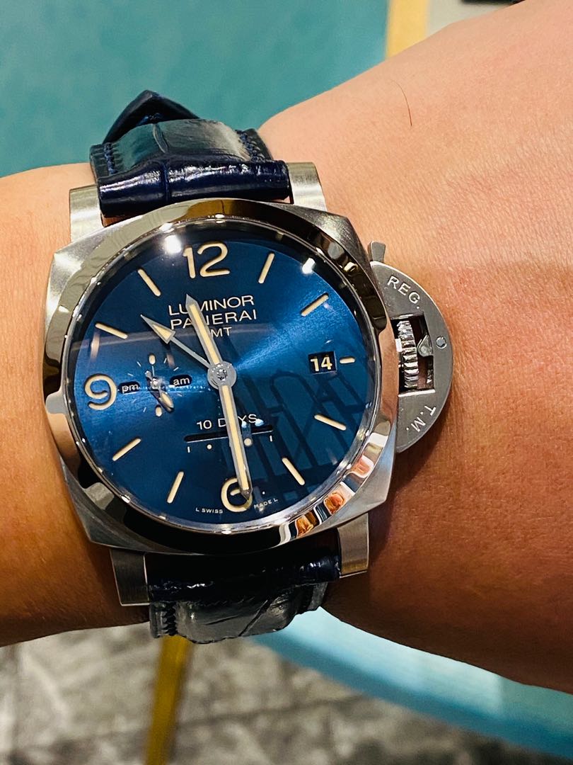 Gorgeous Panerai Pam 986 GMT 10 Days Reserve