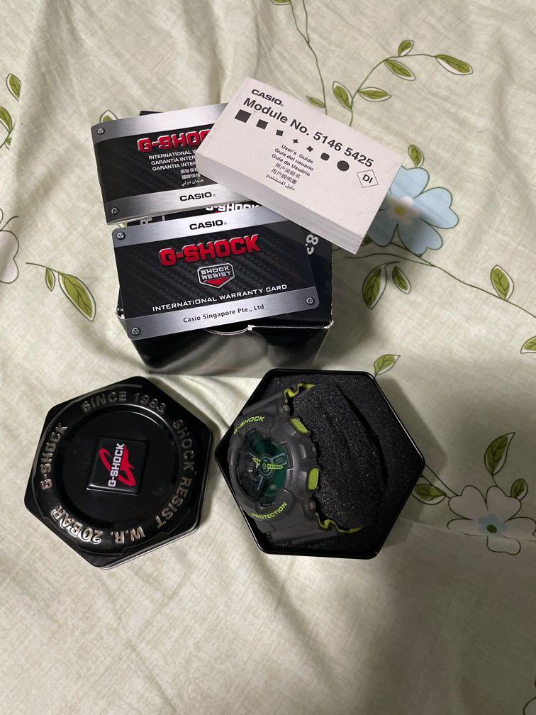 G shock grey and green cheap
