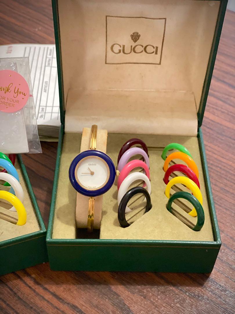 Gucci Watch & Bezels, Women's Fashion, Watches & Accessories, Watches on  Carousell